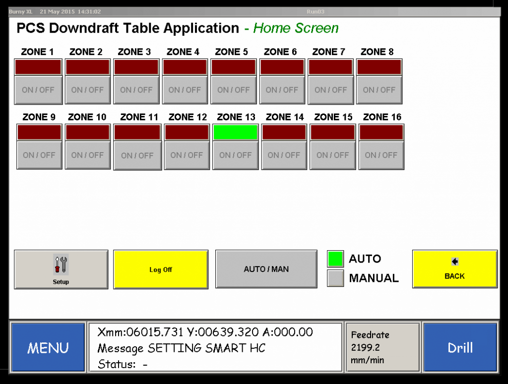 PCS Downdraft Table App Diagram 1